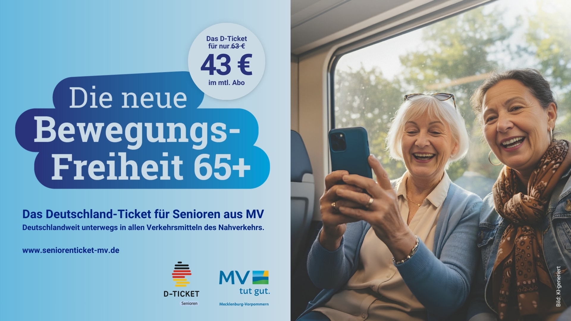 Deutschlandticket für Senioren